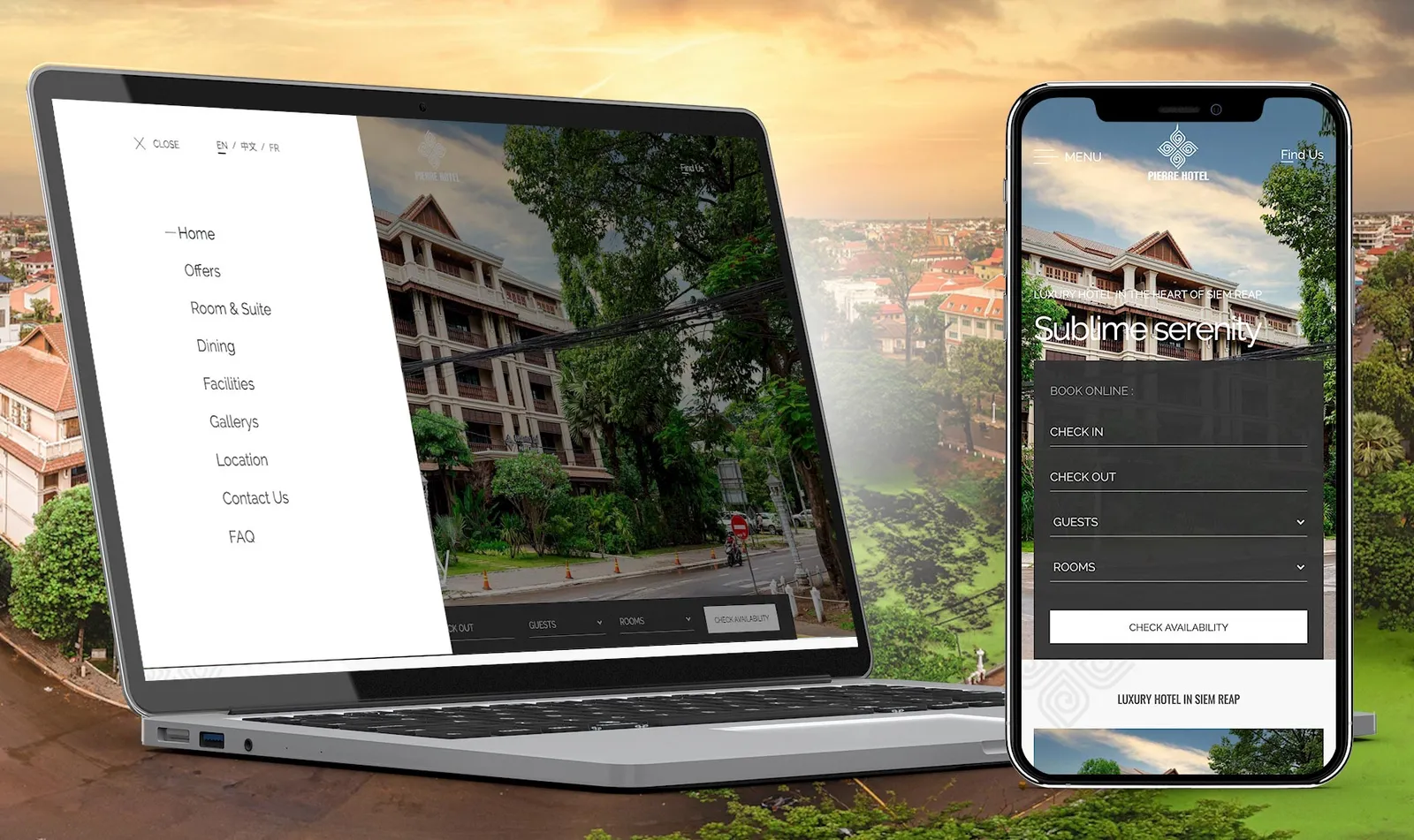 Pierre Hotel Spa – Luxurious Accommodation in Siem Reap City Center