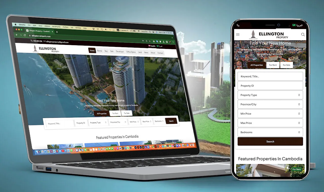 Sitemap and Features for Real Estate Website in Cambodia