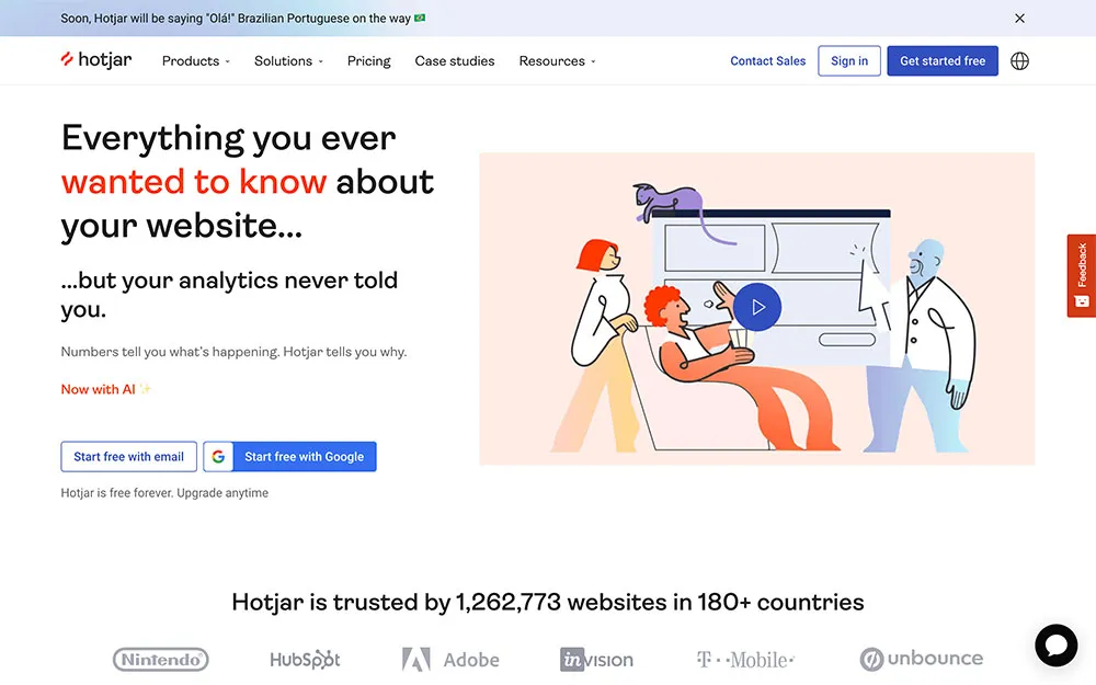 Hotjar | Website Heatmaps & Behavior Analytics Tools