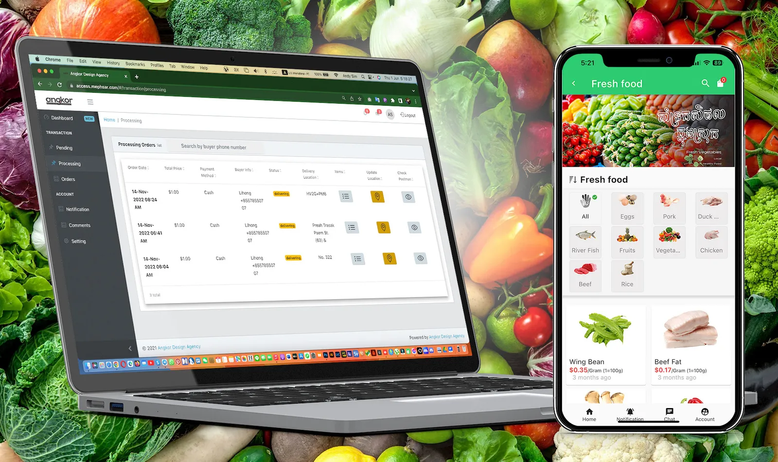 Mephsar Online E-Commerce Mobile App Development in Cambodia