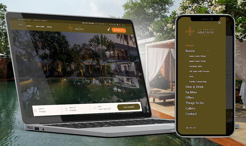 “The Anataya Resort” in Siem Reap town is launching a new website for hospitality