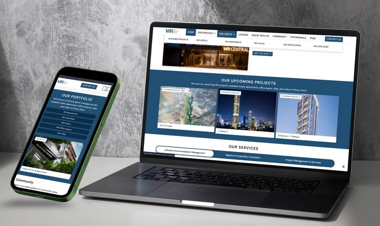 WH Living Launches New Website: Your Gateway to Cambodia’s Best Real Estate & Hospitality